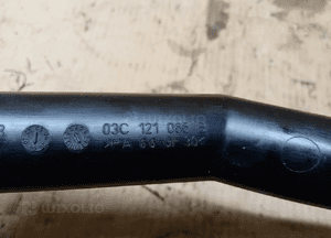 Obudowa termostatu termostat rurka wody Audi A3 8P 1.6 FSI 9