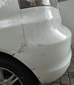 Seat Ibiza  02-08 6L zderzak tył tylny LB9A 2