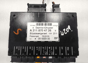 Moduł sterownik fotela mercedes clk W209 209 A2118704726 2005-2009 lift 4