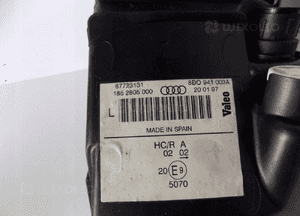 Audi A4 Lampa Lewa H7- 5203 5