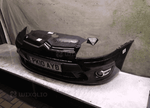 Zderzak przód przedni citroen C4 vtr exld czarny halogeny 2