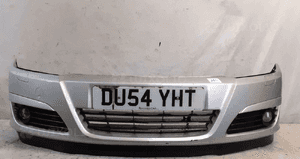 Zderzak przód przedni opel astra h 3 iii Z157 srebrny halogeny 1