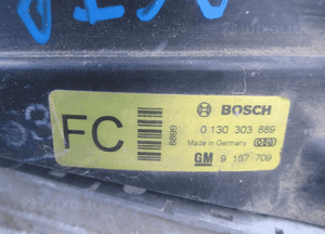 Komplet chłodnica wody klimatyzacji wentylator opel astra g ii 2 2.2 16V benzyna 1998-2009 9