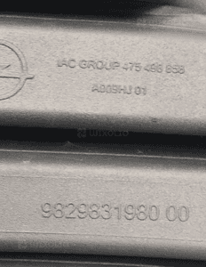 Opel corsa f kratka zderzaka wlotu powietrza dolna przód przednia oryginał 10