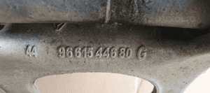 Wahacz zwrotnica mocowanie lewy przód przedni lewy Citroen C5 III 9661544680 5