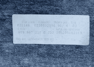 Tapicerka boczek drzwi prawy tył tylna prawa Skoda Fabia I 6Y9867210C 5