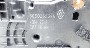 Zamek drzwi prawy przód renault megane iv 805025232R 6