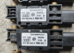 Czujnik 8E0959643 A B D E Uderzenia Czujnik Uderzeniowy Sensor Audi A3 8P A4 B6 B7 A6 C5 5