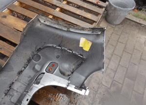 Renault scenic ii zderzak tył tylny TED69 6