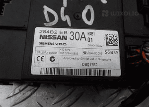 MODUŁ KOMFORTU NISSAN NAVARA D40 2.5 DCI 284B2EB 2