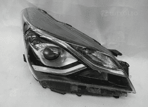 Toyota yaris iii lift lampa przednia prawa 1