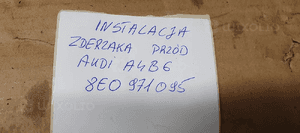 Wiązka instalacja zderzaka przód halogenów Audi A4 B6 8E0971095 12