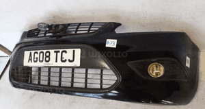 Zderzak przód przedni ford focus MK.2 ii lift fl F3 czarny halogeny 3