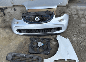 Smart 453 FORFOUR maska atrapa błotnik kratka kierunkowskaz wentylator 1