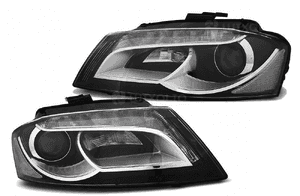 LAMPY Reflektory DO AUDI A3 8P OD 2008 DO 2012 Roku DO JAZDY  DZIENNEJ DEPO 1