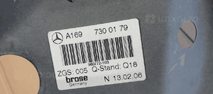 Mechanizm podnośnik szyby lewy tył Mercedes W169 A1697300179 4