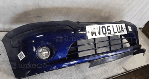 Zderzak przód przedni citroen C3 halogeny eged  granatowy 5