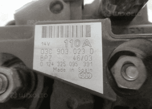 Alternator audi skoda seat vw golf v 5 1.4 benzyna 5