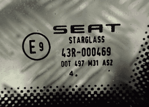 Seat altea szyba karoseryjna lewa 43R-000469 3