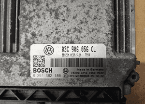 Audi A3  VW Golf Seat Leon 1.6 FSI komputer sterownik silnika 03C906056CL  03C906056CP 2