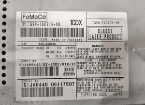 Jaguar xf X250 3.0D radio nawigacja cd czytnik navi wtyczki kostki oryg 10