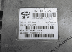 KOMPUTER SILNIKA PEUGEOT CITROEN 9644925780 RADOM 2