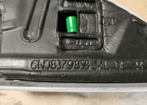 Głośnik wysokotonowy gwizdek lewy przód VW Polo 6N2 6N0837985B 6