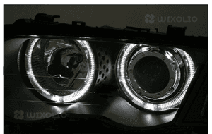 LAMPY REFLEKTORY DO BMW E46 SEDAN TOURING OD 1998 DO 08.2001 Roku RINGI LED 4