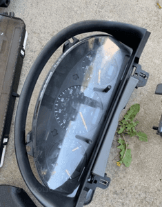 MERCEDES ml 163 konsola schowek nagrzewnica  panel przełączniki przekładka  Anglika atrapa 10