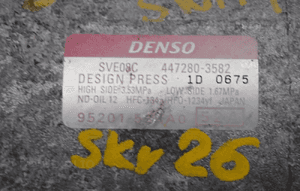 SPRĘŻARKA KLIMATYZACJI SUZUKI SWIFT 447280-3582 5