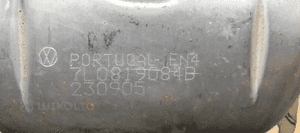 Tłumik wydech Webasto ogrzewania postojowego VW Touareg 3.0 TDI 7L0819084B 7