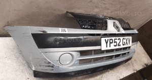 Zderzak przód przedni do renault clio 2 ii lift NV632 błękitny 4