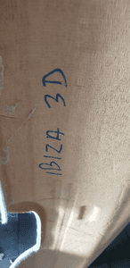 Tapicerka podsufitka sufit Seat Ibiza IV 3D 7