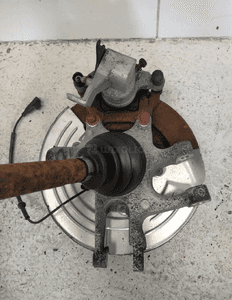 JAGUAR XF X250 3.0 ZWROTNICA PÓŁOŚ TARCZA PIASTA ŁOŻYSKO ZACISK TYŁ TYLNY LEWY 11