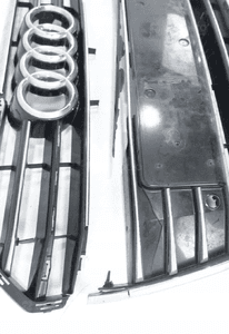 Audi A6 C7 4G lift 2015- atrapa chłodnicy grill zderzaka 4G0853651AE 4