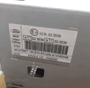 Focus MK2 04-08 radio cd 7M5T18C815BA 6000CD 6