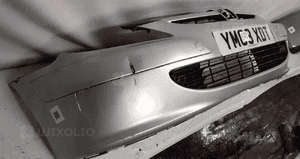 Zderzak przód przedni do peugeot 307 ezrc srebrny uszkodzony !!! 3