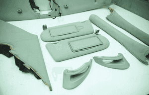 Podsufitka kpl kolor 7G16 alpaka mercedes cl W215 3