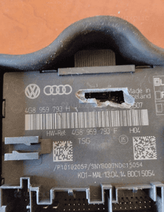 MODUŁ STEROWNIK DRZWI PRAWYCH PRZÓD PRZEDNICH AUDI A6 C7 A7 4G 4G8959793F 2