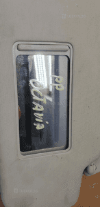 Słonecznik osłona przeciwsłoneczna lewa Skoda Octavia II 1Z0857552D 4