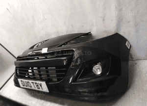 Zderzak przód przedni peugeot 207 lift fl exl exld czarny halogeny 3