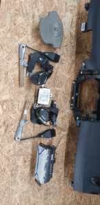 Konsola Airbag pasy Renault Scenic II poduszki komplet 5