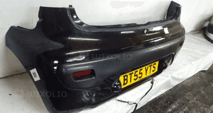 Zderzak tył tylny do peugeot 107 exld czarny 3