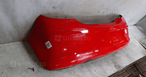 Zderzak tył tylny do opel corsa d kod kolor Y547 czerwony 4