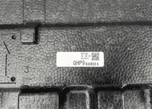 Podłoga bagażnika wsad styropian Mazda 6 III GJ Kombi GHP9-68802A 3