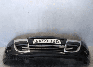 ^ ZDERZAK PRZÓD PRZEDNI RENAULT MEGANE 3 III COUPE 3D 3 DRZWI HB TED69 SREBRNY HALOGENY 1