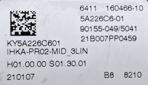 BMW 3 G20 G21 Moduł Sterownik KLIMATYZACJI 160466 5A226C6 4