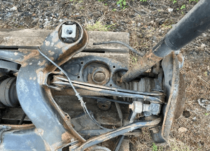 MERCEDES CLK W209 3.0CDI WÓZEK TYLNY MOST ZDROWY 3