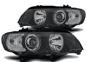 Lampy reflektory do bmw X5 E53 od 1999 do 2003 roku depo H7 + silniczki 3