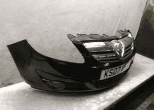 Zderzak przód przedni opel corsa d Z20R czarny 2